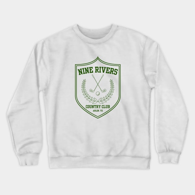 Nine Rivers Country Club Crewneck Sweatshirt by Print Lilac